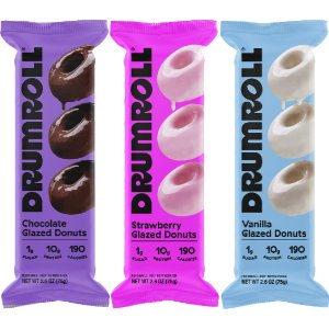 Save $2.00 on Drumroll® Glazed Mini Protein Donuts