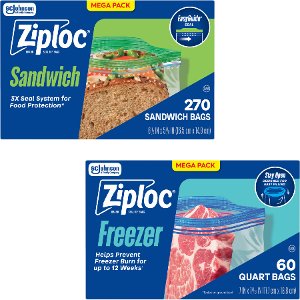 Save $4.50 on 2 Ziploc