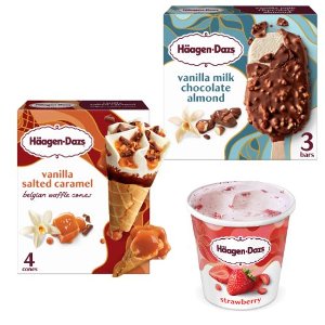 Save $2 on Haagen-Dazs Ice Cream, Ice Cream Bars and Ice Cream Cones PICKUP OR DELIVERY ONLY