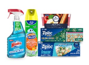 Save 20% on Drano, Glade, Ziploc, Pledge, Scrubbing Bubbles, Shout, Windex PICKUP OR DELIVERY ONLY