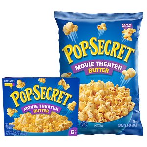 Buy 1 Pop Secret Microwave Popcorn, Get 1 Pop Secret Bagged Popcorn FREE