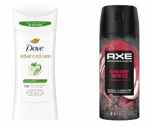 $5.99 Dove Deodorant or Axe