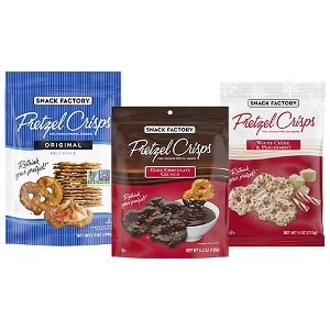Save 20% on Snack Factory Pretzel Crisps PICKUP OR DELIVERY ONLY
