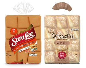 Save 20% on Sara Lee and Artesano Dinner Rolls PICKUP OR DELIVERY ONLY