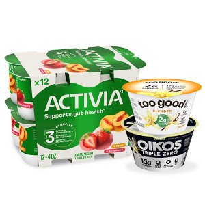 Save 20% on Activia, Oikos Triple Zero, Too Good & Co. Select Yogurt PICKUP OR DELIVERY ONLY