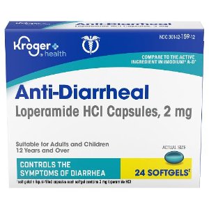 Save $1.00 on Kroger Anti-Diarrheal Softgels