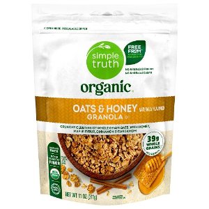 Save $0.50 on Simple Truth Organic Granola