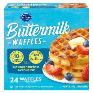 Save $0.50 on Kroger Waffles