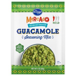Save $0.50 on 2 Kroger Mercado Guacamole Mix