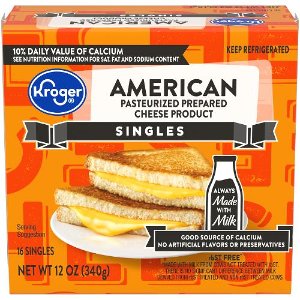 Save $0.50 on Kroger Sliced Cheese Singles