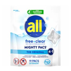 Save $1.50 on All Free Clear Laundry Detergent