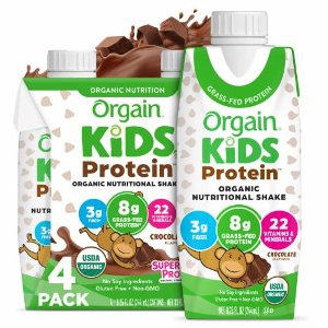 Save $1.00 on Orgain Kids Protein Shakes