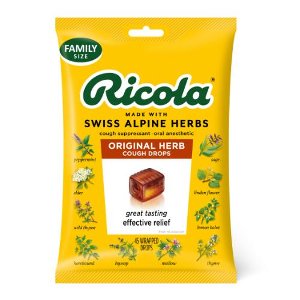 Save $0.50 on Ricola Family Bags or Throat Balm