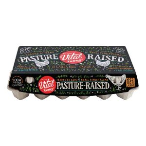 Save $1.00 on Vital Farms Pasture-Raised Large Eggs