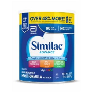 Save $5.00 on Similac Value Size Formula