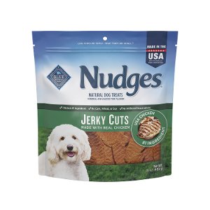 Save $2.00 on BLUE Nudges dog treats