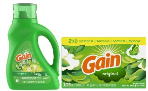 Save $5.00 on 2 Gain Liquid and Sheets