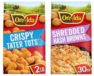 $2.99 Ore Ida Tater Tots or Hashbrowns