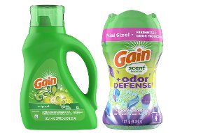 Save $5.00 on 2 Gain Liquid and Sheets and Beads