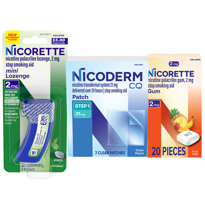 Save $3.00 on Nicorette and Nicoderm