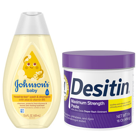 Save $0.75 on JOHNSON'S + DESITIN