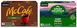 $4.99 Green Mountain or McCafe Coffee