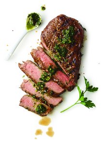$9.99 lb Boneless Strip or Flat Iron Steak