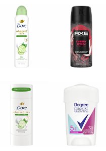 $5.99 Degree, Dove, or AXE