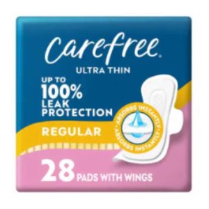 Save $1.50 on Carefree Pads
