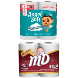 Save $1.00 on Angel Soft or MD Bath Tissue