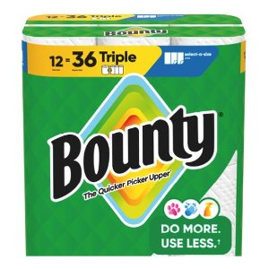 Save $9.00 on Bounty Paper Towels