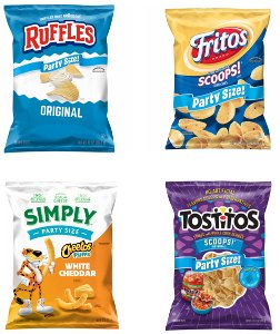 $3.99 Party Size Tostitos, Ruffles, Fritos or Simply