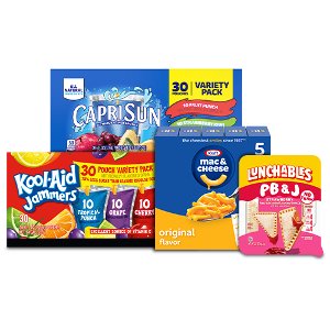 Buy 3 Save $3 on Capri-Sun, Lunchables, Kool-Aid Jammers, Kraft Mac N Cheese PICKUP OR DELIVERY ONLY