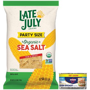 Save 20% on Late July® Chips 7.4-14.75 oz. & Swanson Chicken 12.5 oz PICKUP OR DELIVERY ONLY
