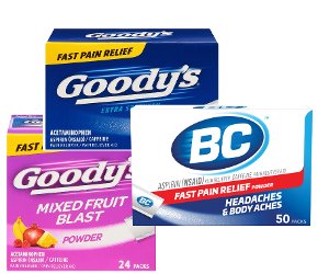 Save $1.00 on BC or Goody's Powder Products
