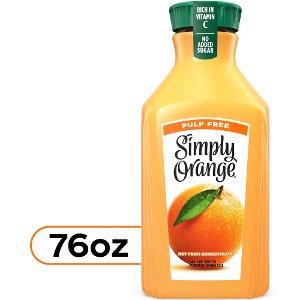 Save $1.50 on Simply Orange Juice 76 fl oz PICKUP OR DELIVERY ONLY