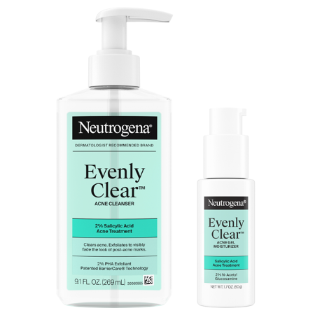 Save $4.00 on any ONE (1) NEUTROGENA® Evenly Clear product (excludes trial/travel)