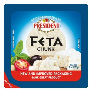 Save $1.00 on any ONE (1) President Feta Chunk, 8oz