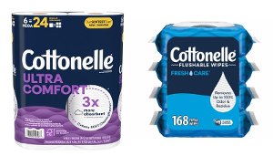 $5.99 Cottonelle Bath Tissue or Wipes