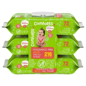 Save $1.00 on Comforts Baby Wipes