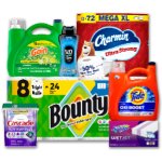 Save $10 on 2 select Cascade, Gain, Tide, Downy, Bounty, Charmin, Swiffer PICKUP OR DELIVERY ONLY