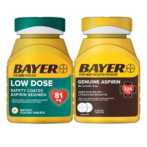Save $1.50 on any ONE (1) Bayer® Aspirin 50ct or larger