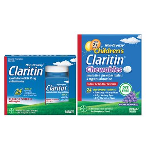 Save $10.00 on any ONE (1) Non-Drowsy Claritin® or Children's Claritin® 56ct or larger