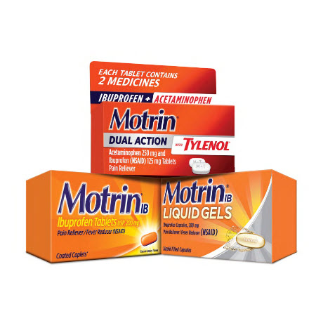 Save $2.00 on any ONE (1) Adult MOTRIN® Product (excludes trial & travel sizes)