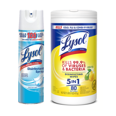 Save $0.50 on any ONE (1) Lysol® Product