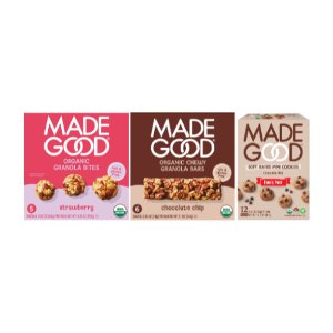 Save $.75 on MadeGood Cookie, Bites, or Bars