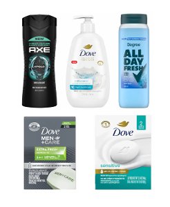 $3.49 Axe, Dove, or Degree
