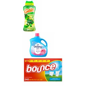 Save $3.00 on Downy, Gain, or Bounce