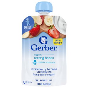 Save $1.00 on 4 Gerber Non-Organic Pouch