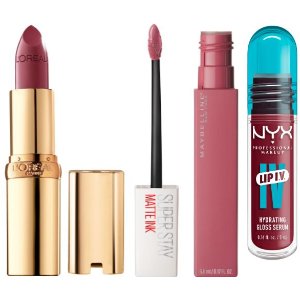 Save $2.00 on Maybelline, NYX, or L'Oreal Paris Lip Products